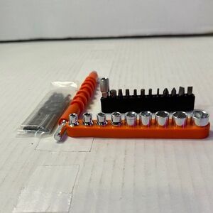 Orange and Silver Tool Set